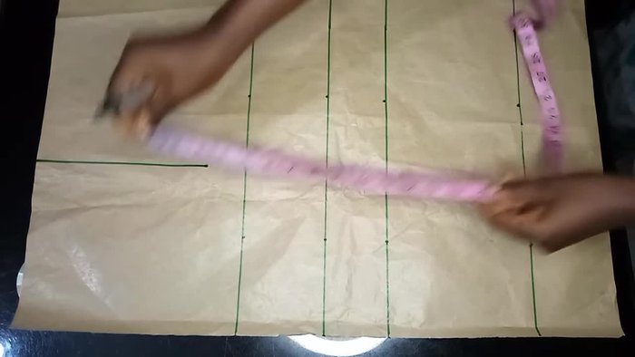 Determine shoulder slope (1 inch down).