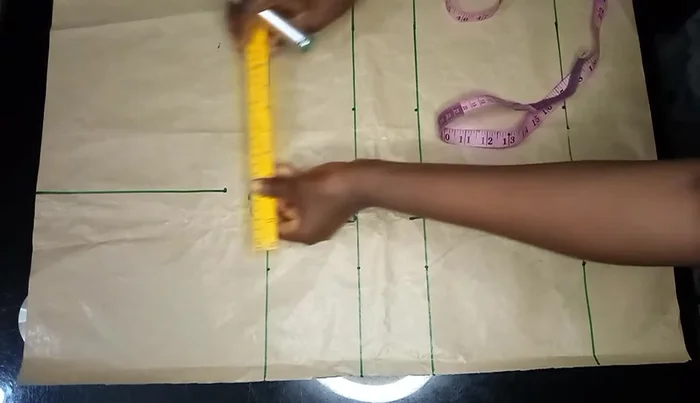 Determine shoulder slope (1 inch down).