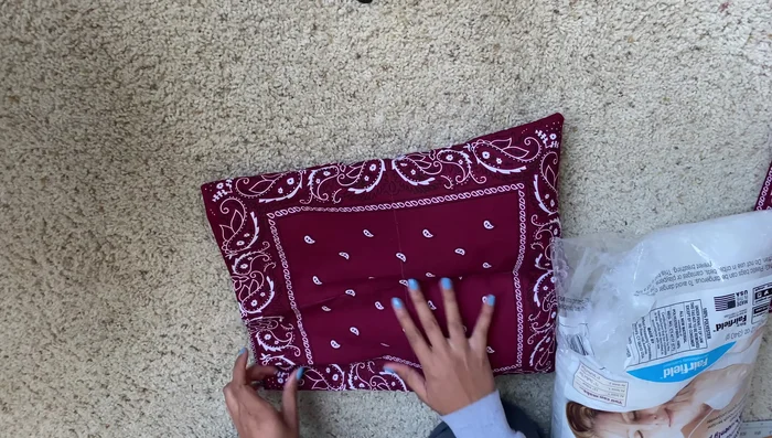 Flip the bag right side out.