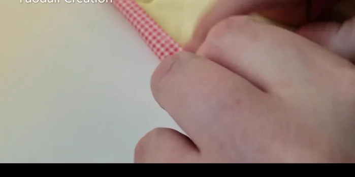 Position the quilt with the binding to the left and the rest of the quilt to the right.