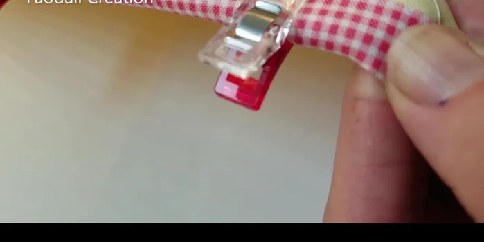 Continue moving your Wonder Clips and repeating the stitch around the quilt.