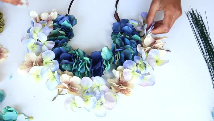 Add more layers of petals, using a photo reference for placement if desired.