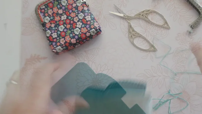 Reinforce the corners by stitching two times around.