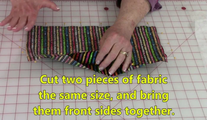 Trim the corners to about 1/8 inch to reduce bulk.