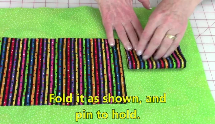 (For Flap Pocket) Attach the flap to the main pocket on the lining, stitching around the edges, leaving the flap opening unstitched.