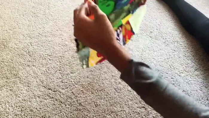 Sew the rows together (1/4 inch seam allowance).