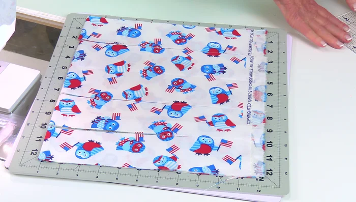 Cut 9-inch Strips: Cut all strips to 2 1/2 inches by 9 inches.