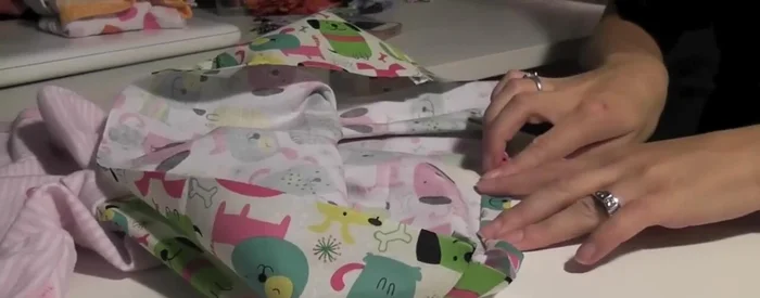 Hem the bottom of the dress.