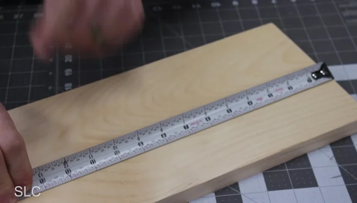 Trim the top boards to 7 inches wide.