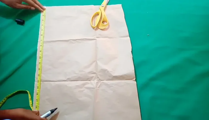 Repeat steps 1-9 for the back panel, adding 1 inch for the zipper allowance.