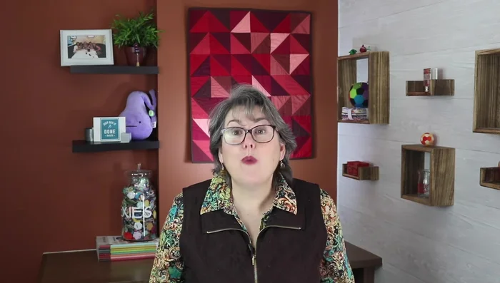 Quilt: Quilt the quilt top using straight lines, wavy lines, or a pantograph.