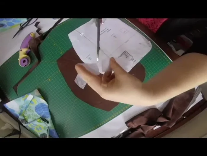 Iron interfacing onto the back of the outer fabric where snaps will be placed.