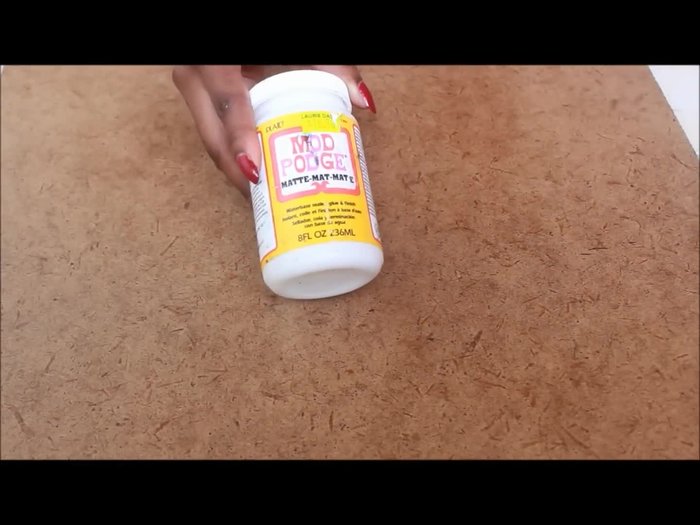 Cut out two pentagon shapes from your fabric using the template.