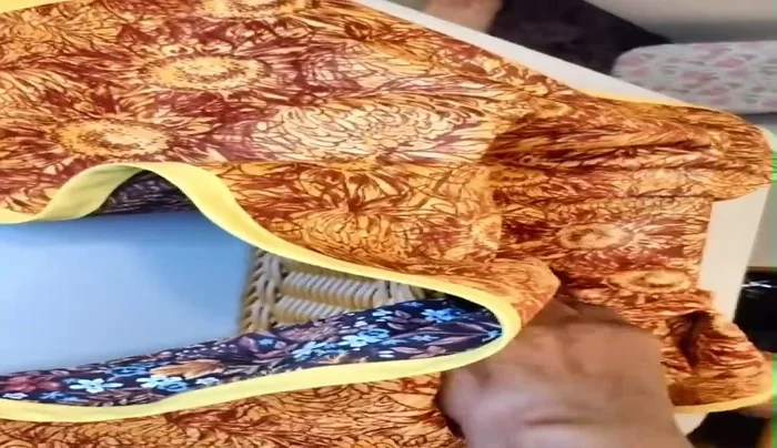 Open liner over basket, find center, and press down, ensuring even sides.