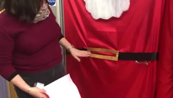 If you want your letters to be visible through the door, cut out a slot for a mailbox.