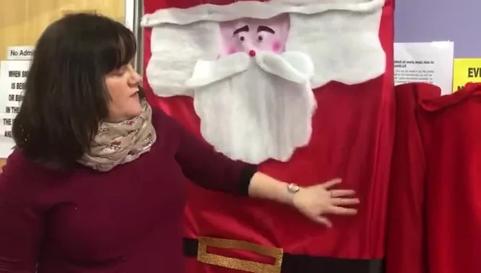 Use black ribbon to finish the decoration and add a festive touch.