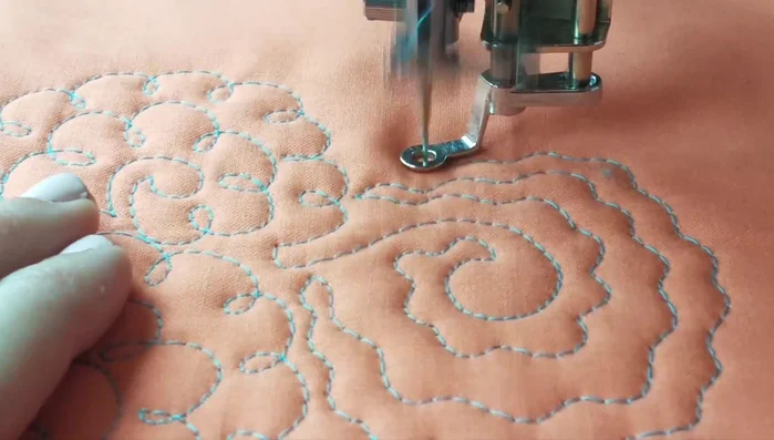 Maintain consistent spacing between wavy lines.