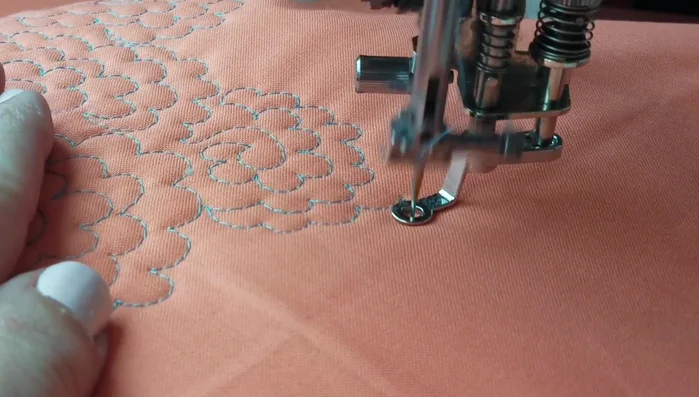 Start with a small swirl in the center.