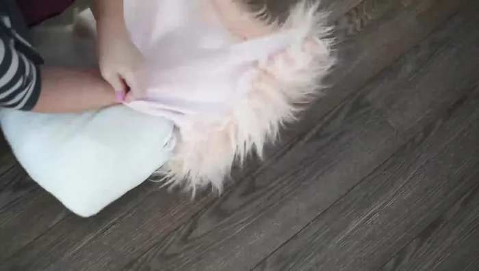 Insert the pillow form into the cover.