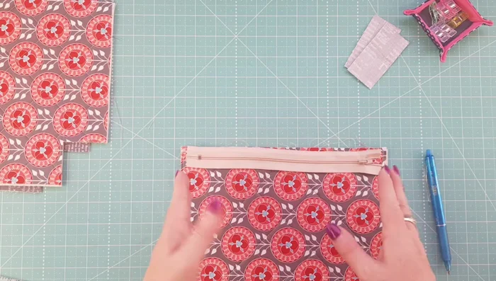 Prepare the zipper by removing the metal stops.