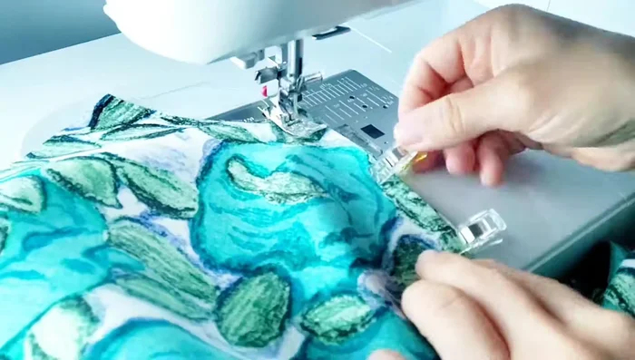 Finish the raw edges of the seams (using a serger or other preferred method).