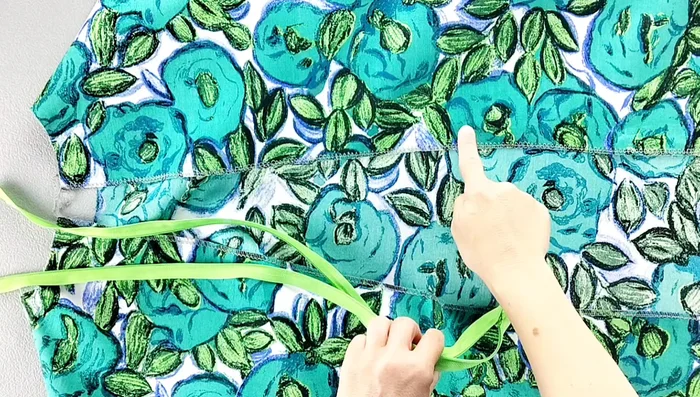 Sew the remaining back center seam from the zipper's end to the bottom.