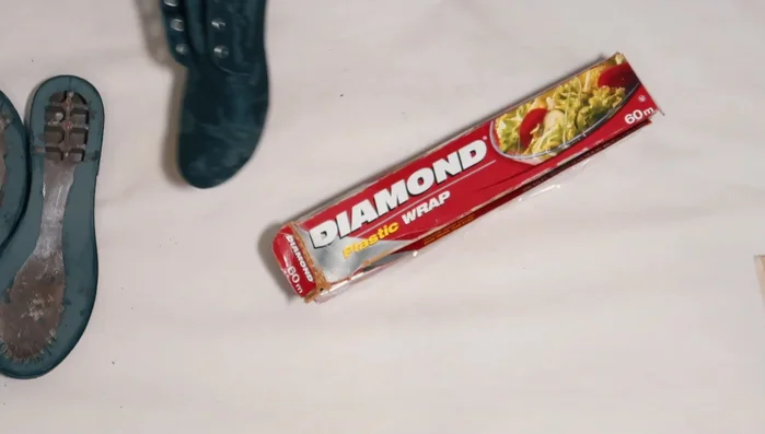 Apply masking tape (and optionally plaster wrap) to protect details.