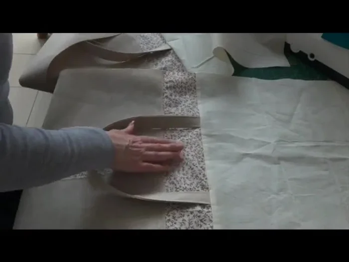 Assemble Bag: Place the two main fabric pieces right sides together, aligning seams and handles. Pin carefully. Sew around the perimeter, leaving a gap in the lining for turning.