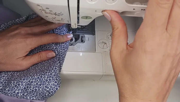 Remove and resew the collar.