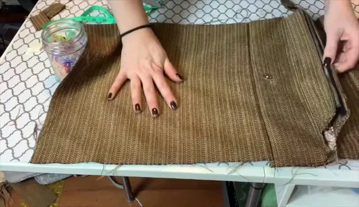 Sew together the outer fabric pieces.