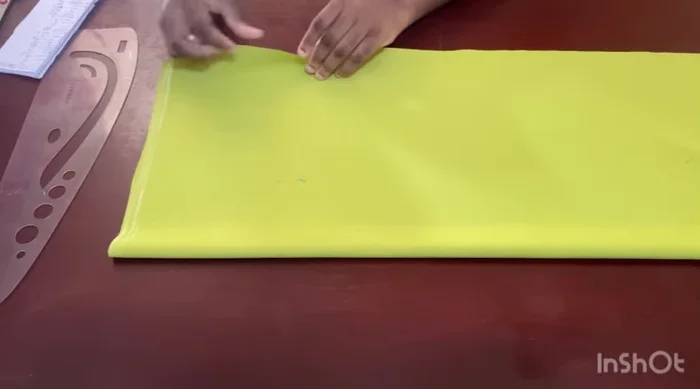 Connect the marked points to create the basic back panel shape. Measure shoulder to waist (17.5 inches), waist divided by 4, and add 2 inches for a simple dart and 1 inch seam allowance.