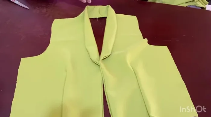 Join the front and back panels, sew shoulder seams. Attach sleeves and side panels.