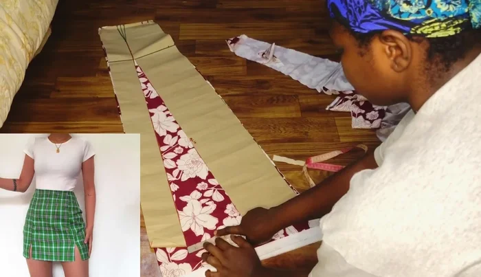 Sew the slit sides together (for a two-seam slit) or only one side, if desired.