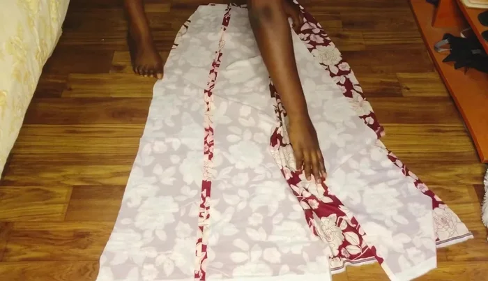 Sew the front and back pieces together, leaving a 6-inch opening for the side zipper. Remember to account for the seam allowances.