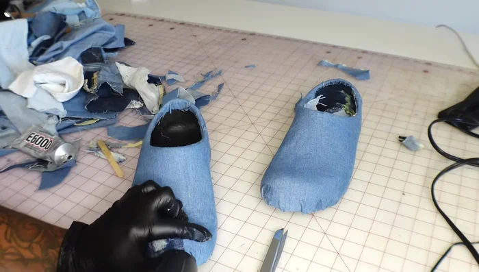 Use a popsicle stick to smooth out the glue for a seamless finish.