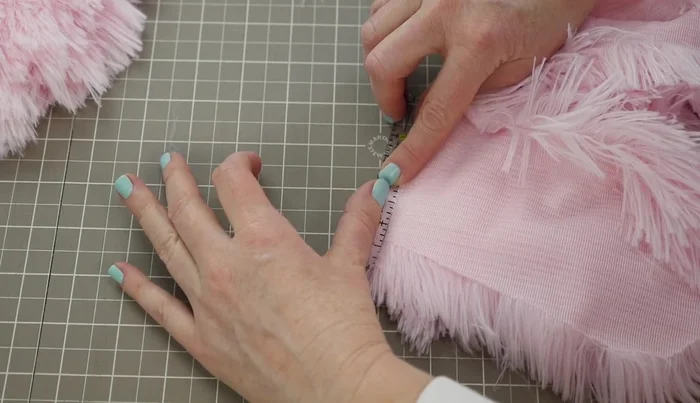 Mark and sew darts, clipping curves up to (but not through) the seam to allow for better shaping when turned right-side out.