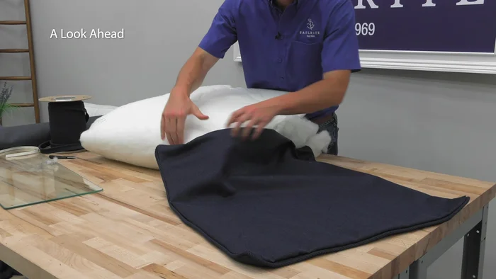 Sew the second panel to the first, right sides facing, leaving a 4-5 inch opening for stuffing. Reverse stitch at the beginning and end of the seam for added strength.