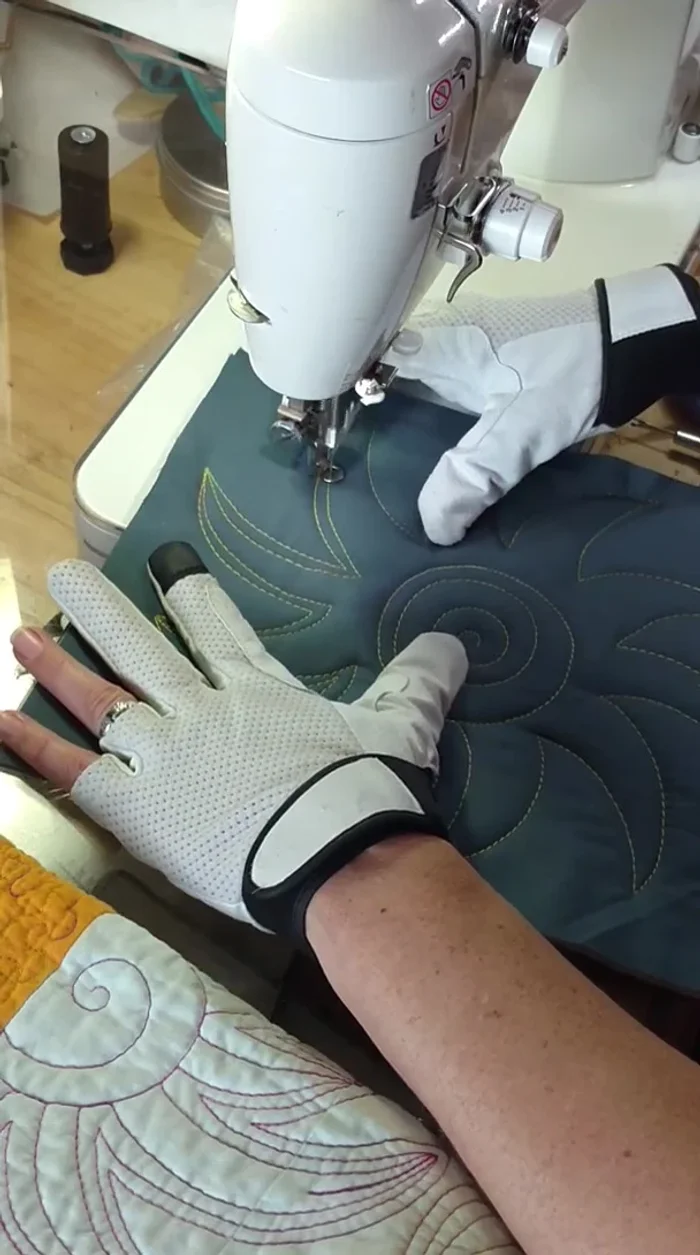 Echo the previous arcs on the inside of the initial arcs to add density and stability to the design.