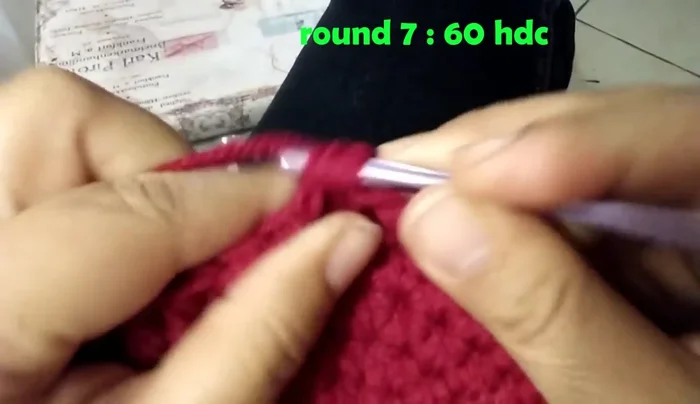 Round 8-9: Chain 1, 1 half double crochet in each stitch around (60 half double crochet total). Slip stitch to join. (Optional: Add another round of increases after every 4 stitches for a larger hat)