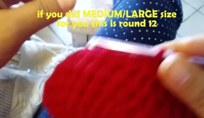 Round 11-16: Chain 1, 1 single crochet in each stitch around (60 single crochet total). Change yarn color.