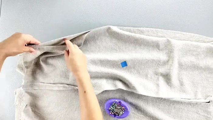 Press the inseam open.