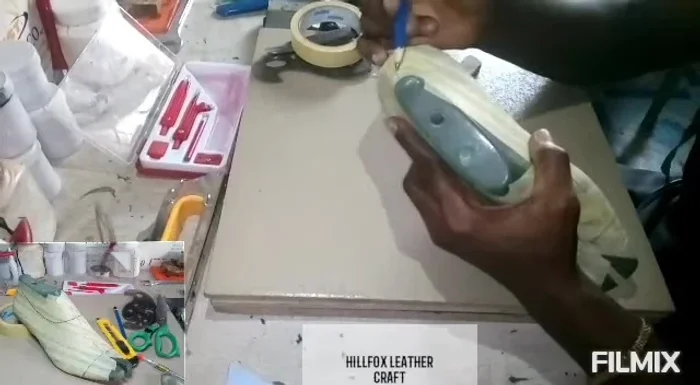 Draw a line from the counter point down to that measurement.