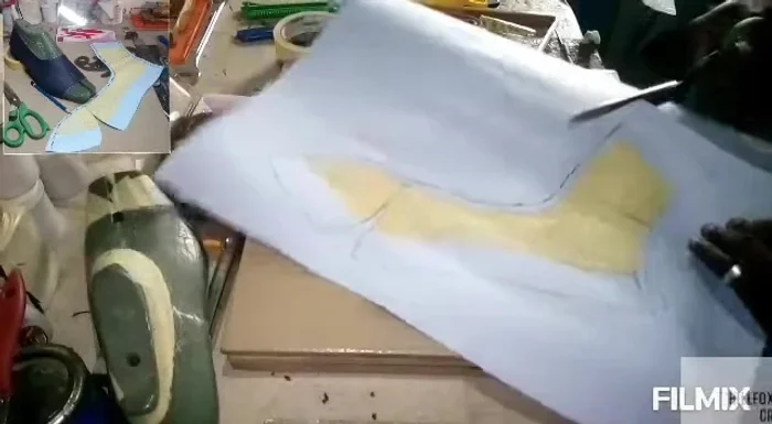 Cut out the final pattern.