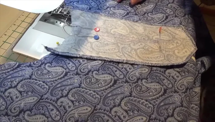 Cut and press the center back seam allowance open.