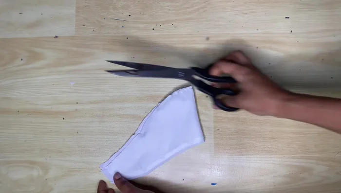 Attaching sleeves: Sew the bottom sleeve hem, then attach the top to the armhole, closing the sleeve seam. Trim allowances.