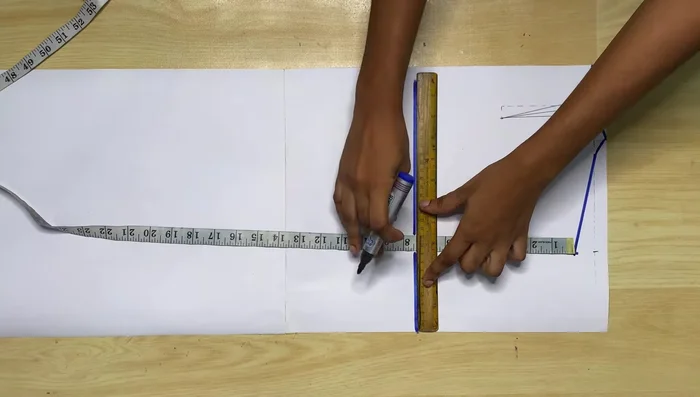 Adjusting armhole length: Add back the 1 inch taken earlier for the DT at the armhole to restore the armhole length.