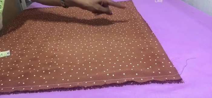 Cut along the markings, trimming sharp edges for a smooth curve.