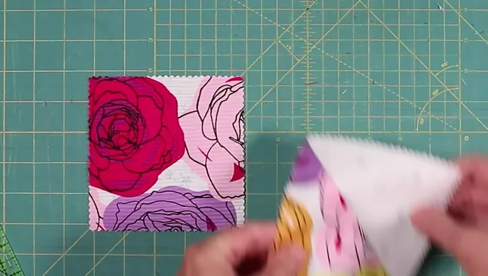 Trim 1/4 inch from the seam.