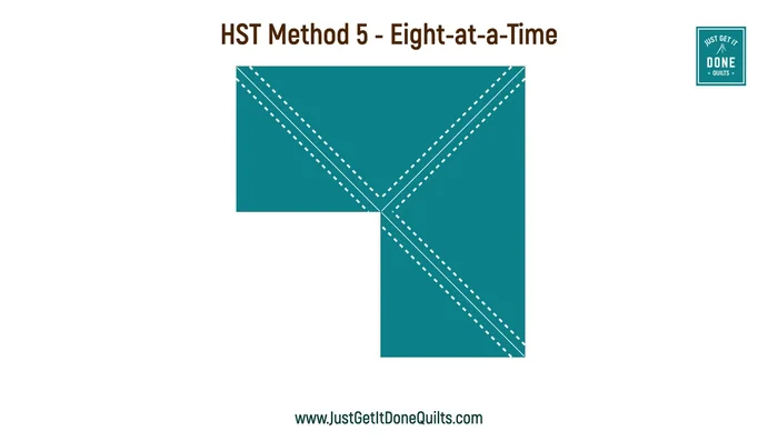 Mark both diagonals.