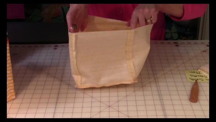 Pin and Stitch Lining to Outer Fabric: